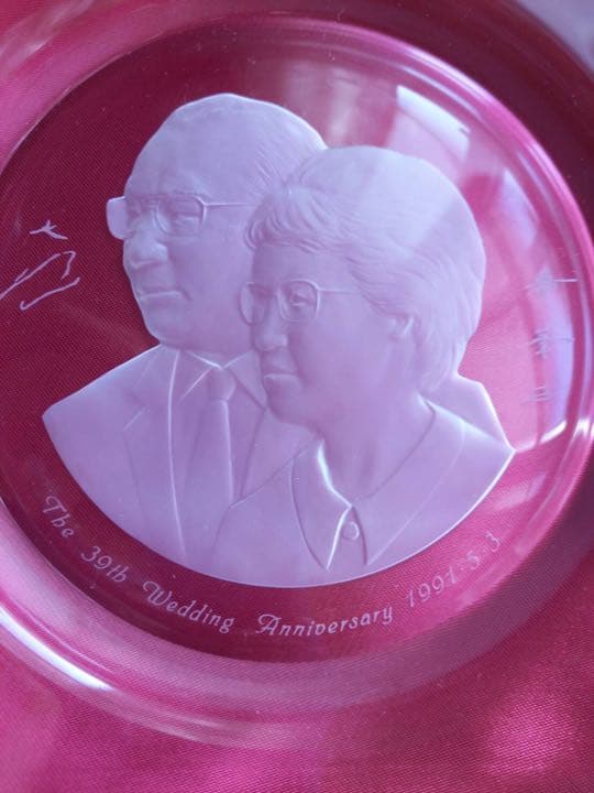 池田大作　創価学会39年結婚アニバーサリー記念品