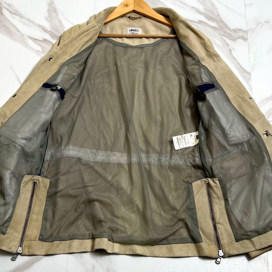 学様　EMMETT エンメティ　シングルライダース　ジャケット ベージュ