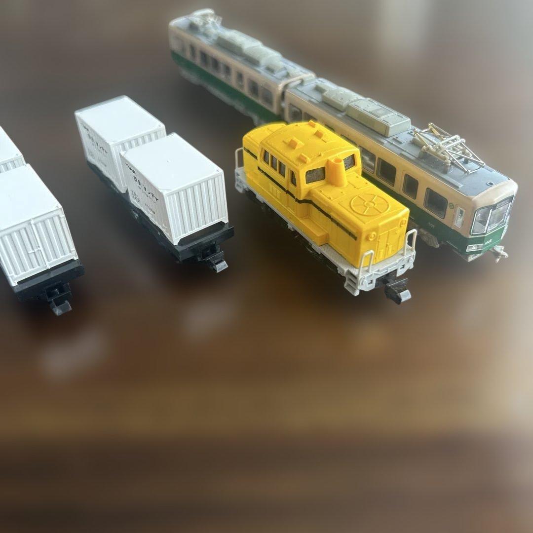 江ノ島電鉄1500形 \" 嵐電号 \"（M車）Ｎゲージ　まとめて