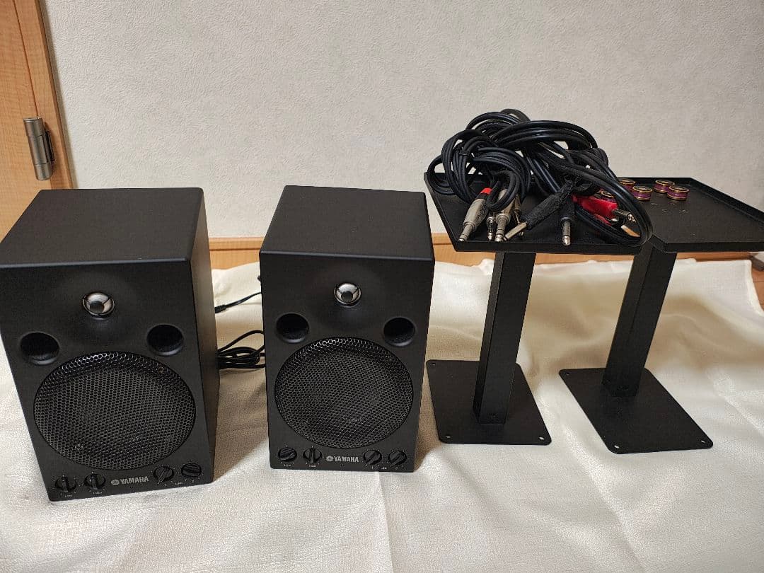 YAMAHA MSP3 スピーカー 2本セット＋スタンド付き