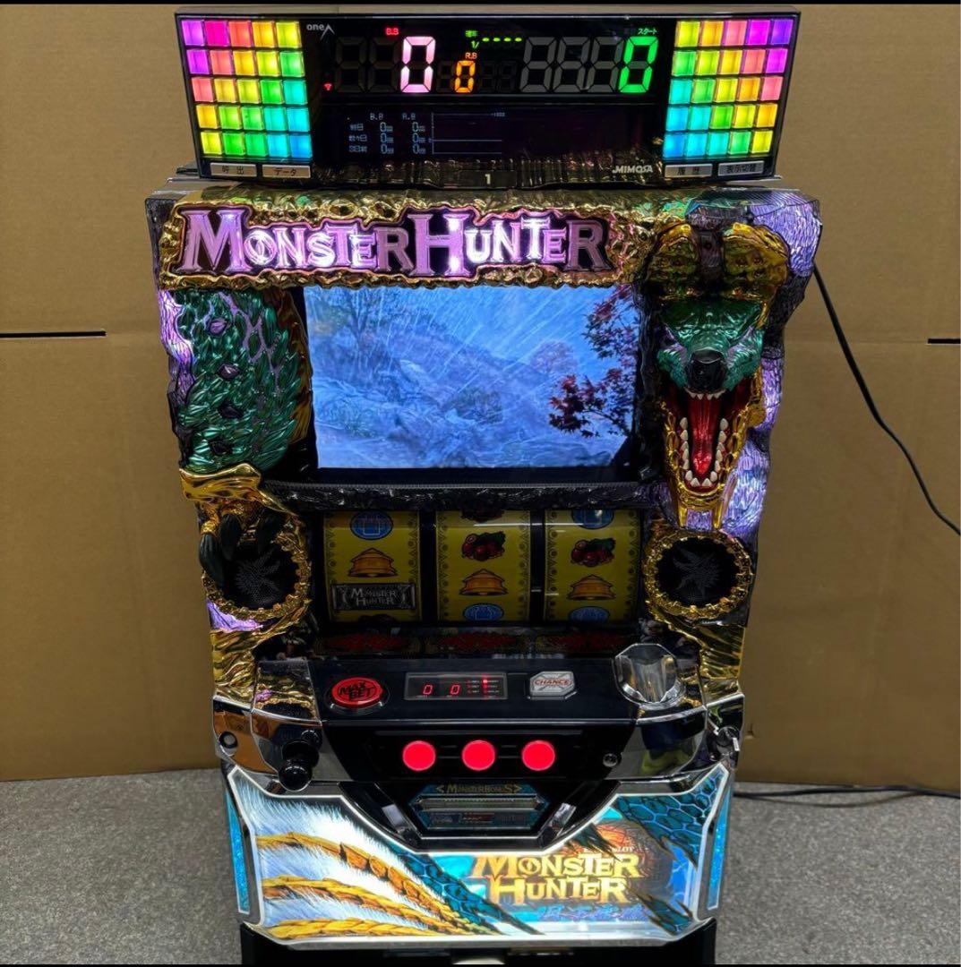 5号機 モンスターハンター 月下雷鳴 実機 家庭用フルセット！