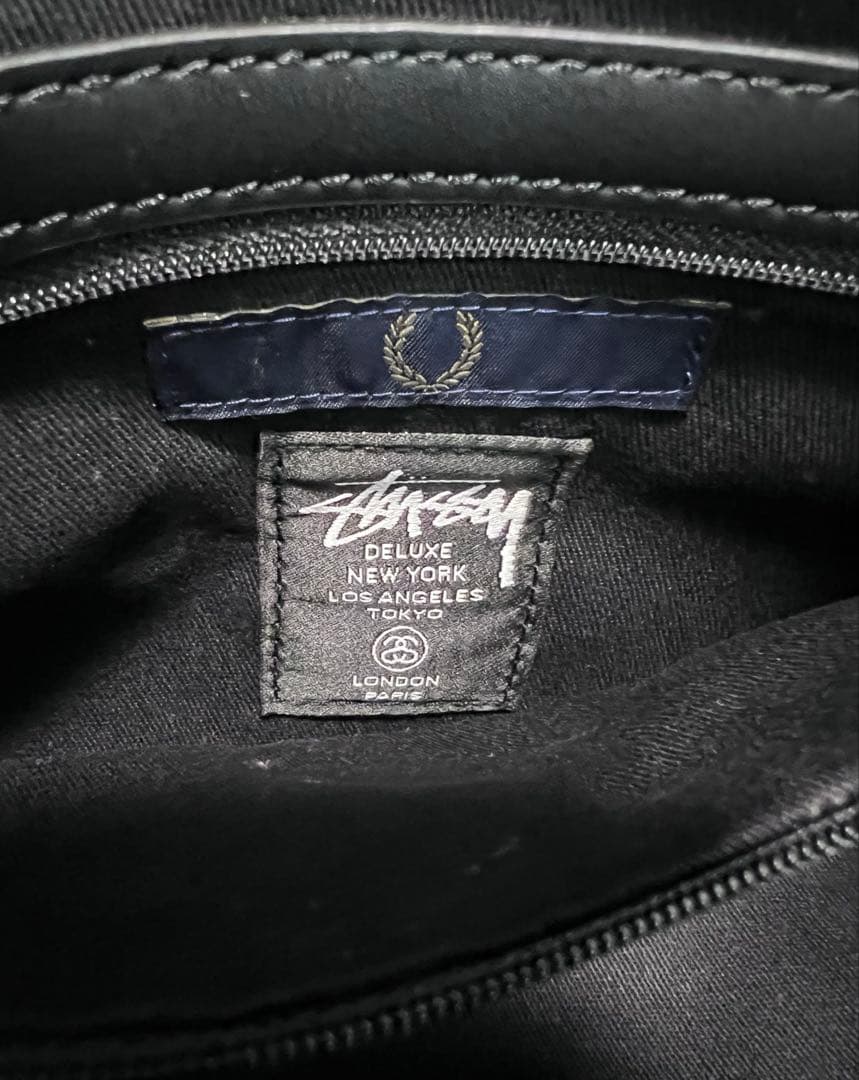 STUSSY×FRED PERRY バッグ コラボ デラックス フレッドペリー