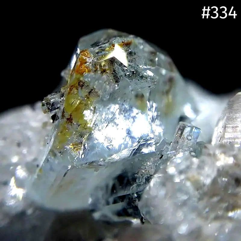 334 宝石質 クラスター アクアマリン スモーキークォーツ トルマリン
