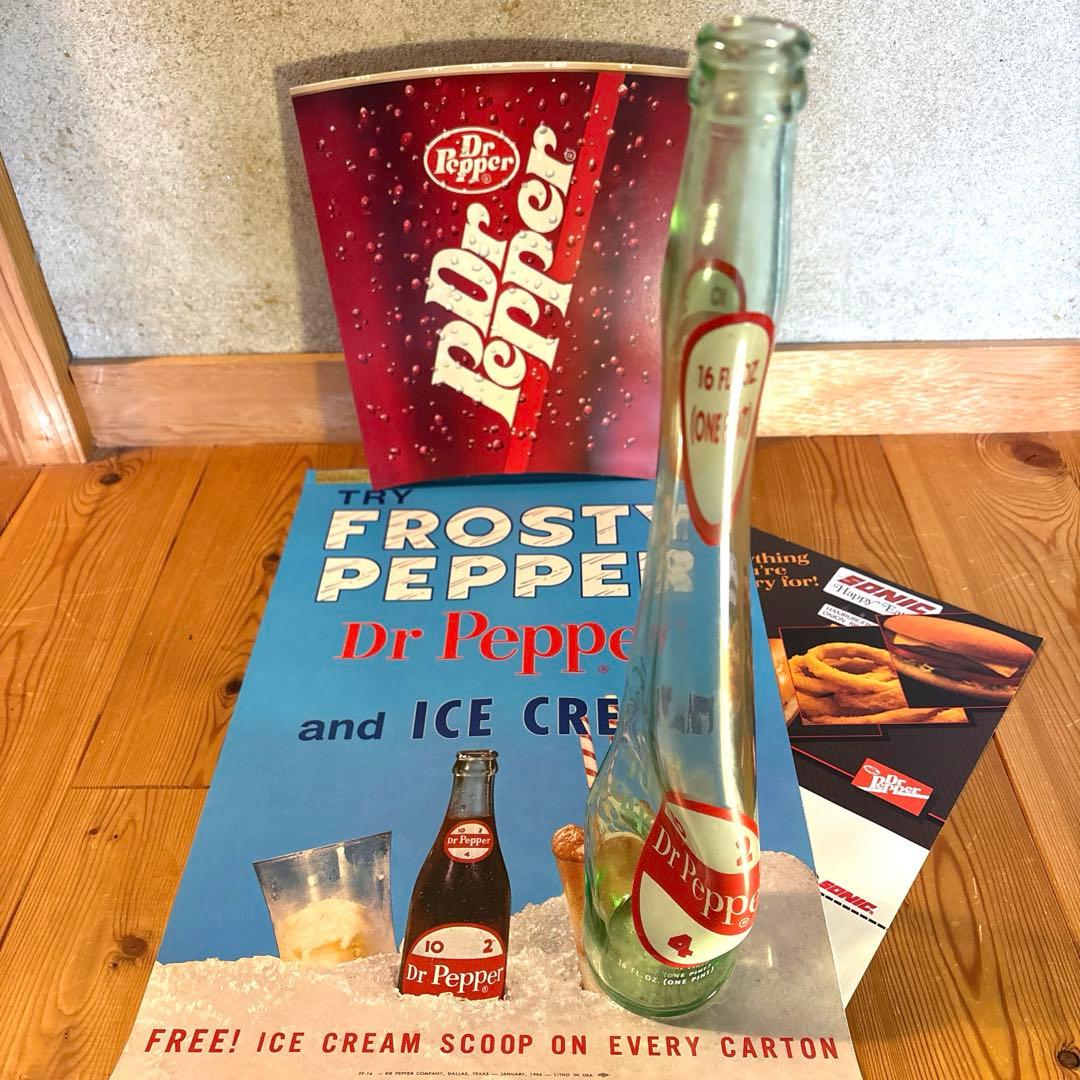 60/70/80s ドクターペッパー　アドバタイジング　グッズ　セット　ボトル