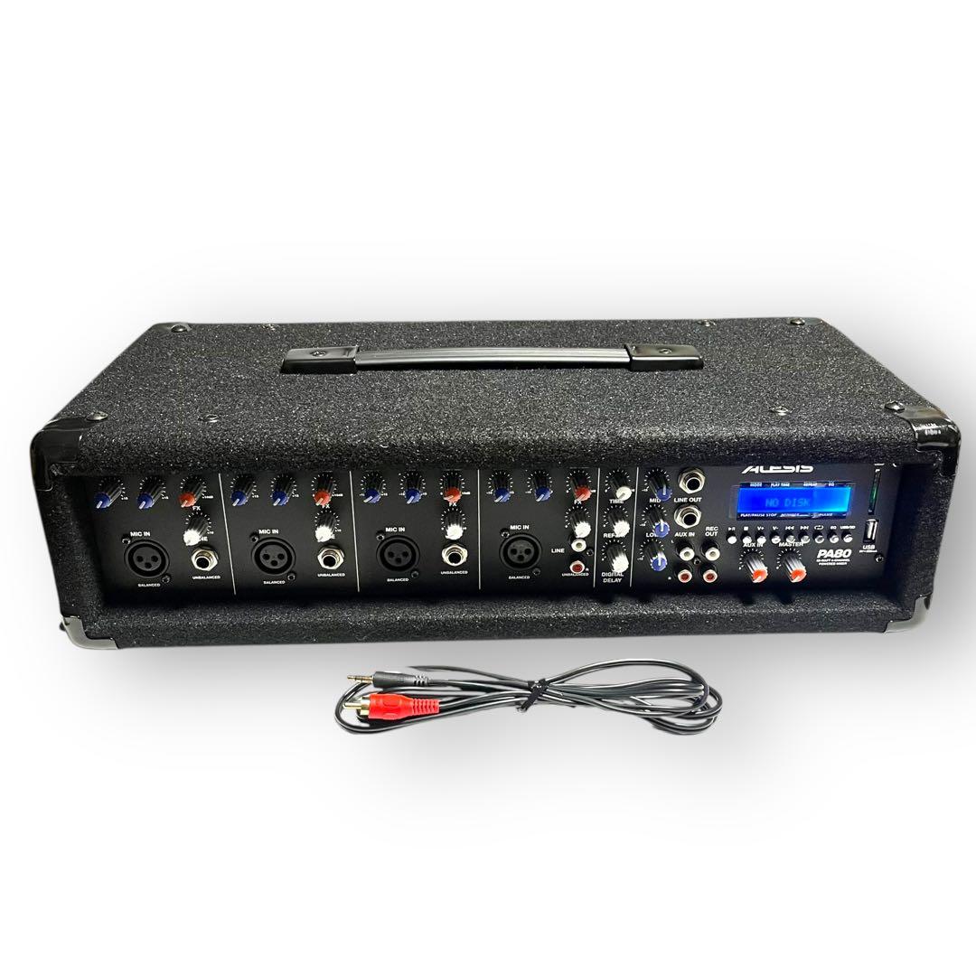 Alesis PA80 パワードミキサー 80W 4ch 動作良好
