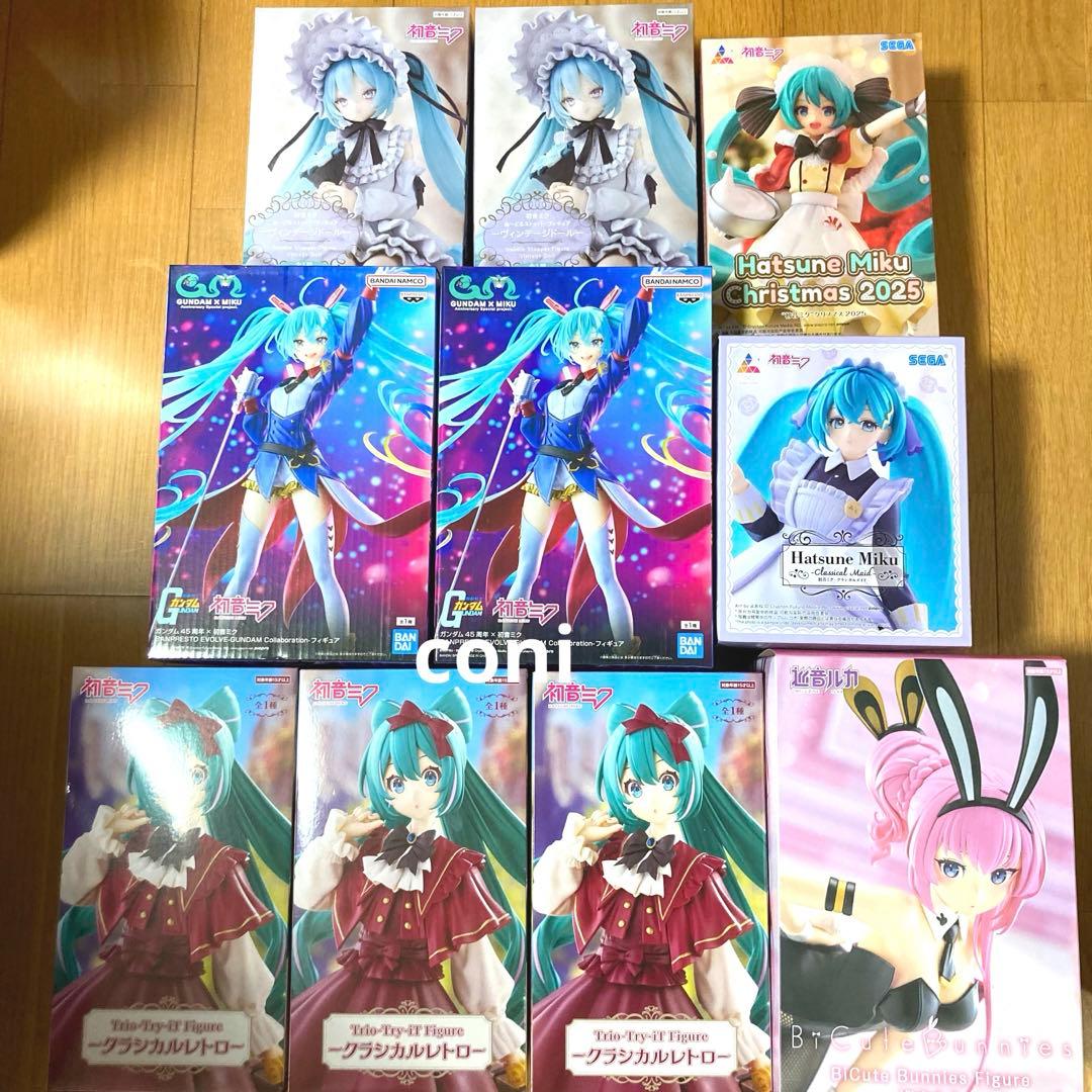 【未開封】 初音ミク　巡音ルカ　フィギュア　10個セット