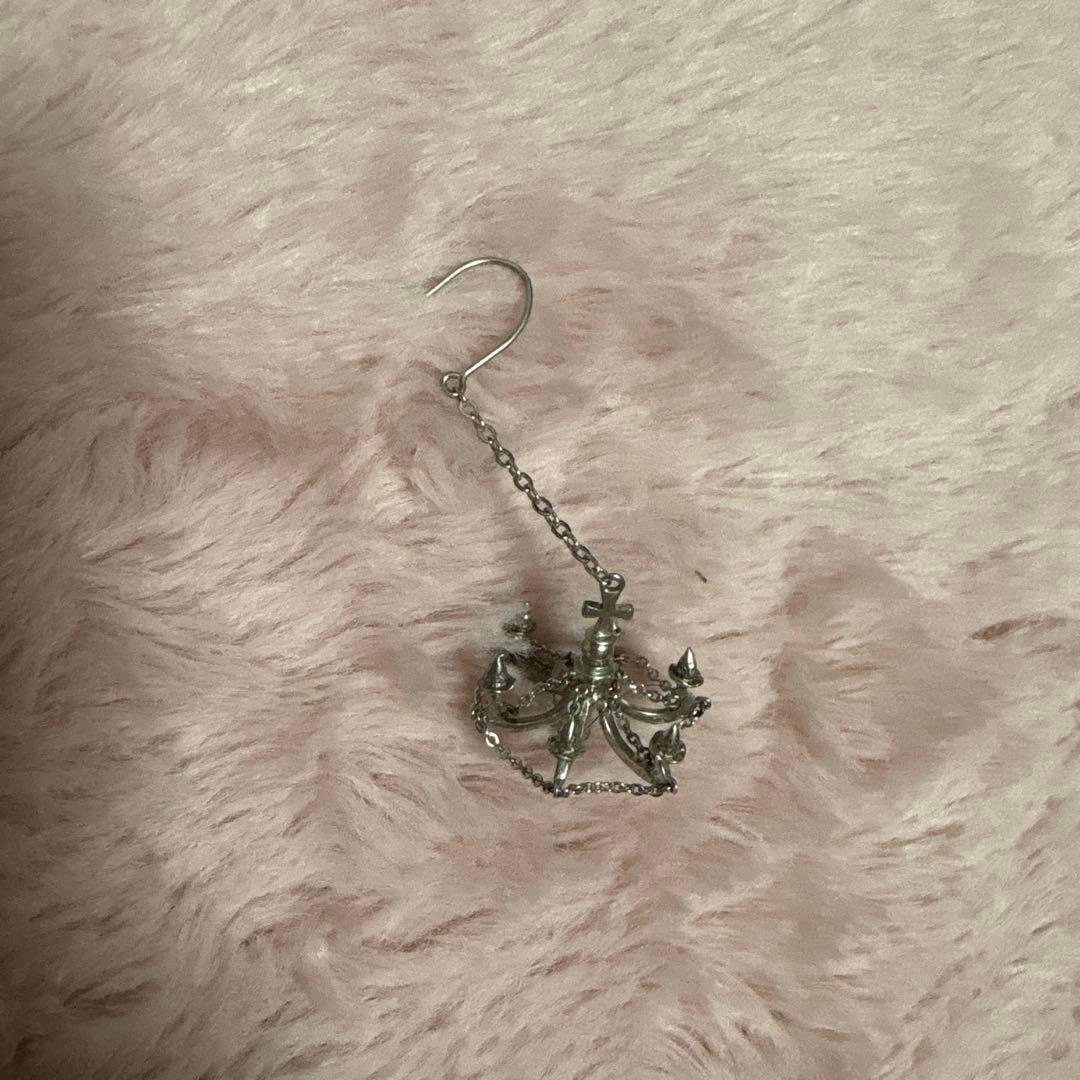 the GazettE シャンデリア型シルバーピアス(片耳)