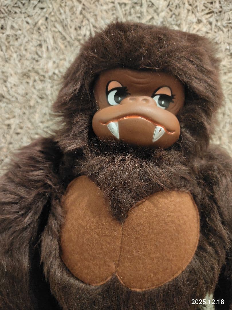 昭和レトロ1970年代 当時物キングコング？ビッグフット？ソフビぬいぐるみ