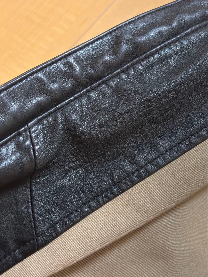 BANANA REPUBLIC ブラック レザー ジャケット