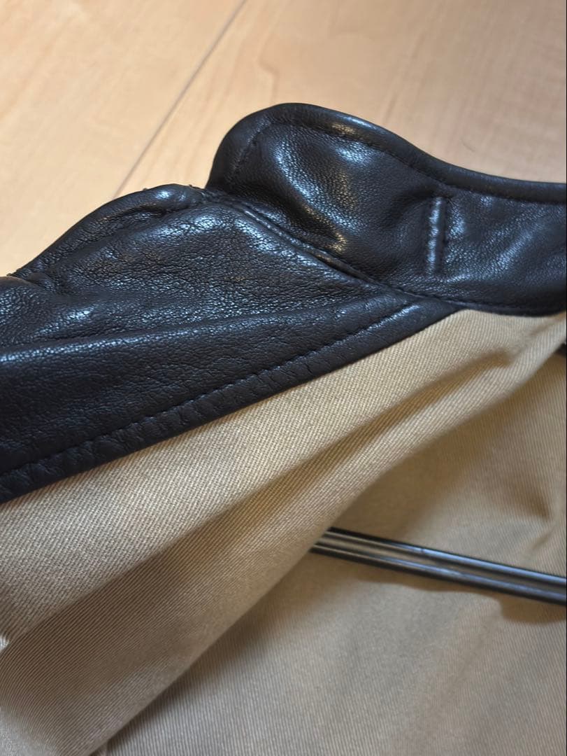 BANANA REPUBLIC ブラック レザー ジャケット