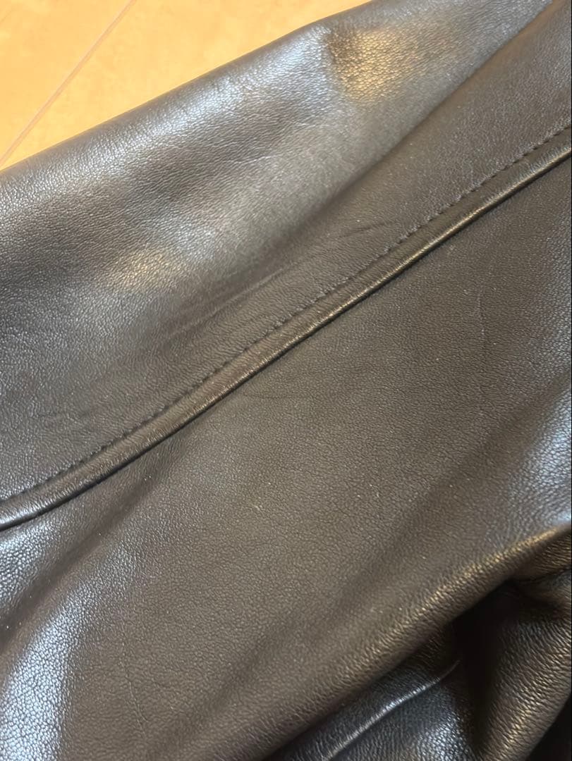 BANANA REPUBLIC ブラック レザー ジャケット