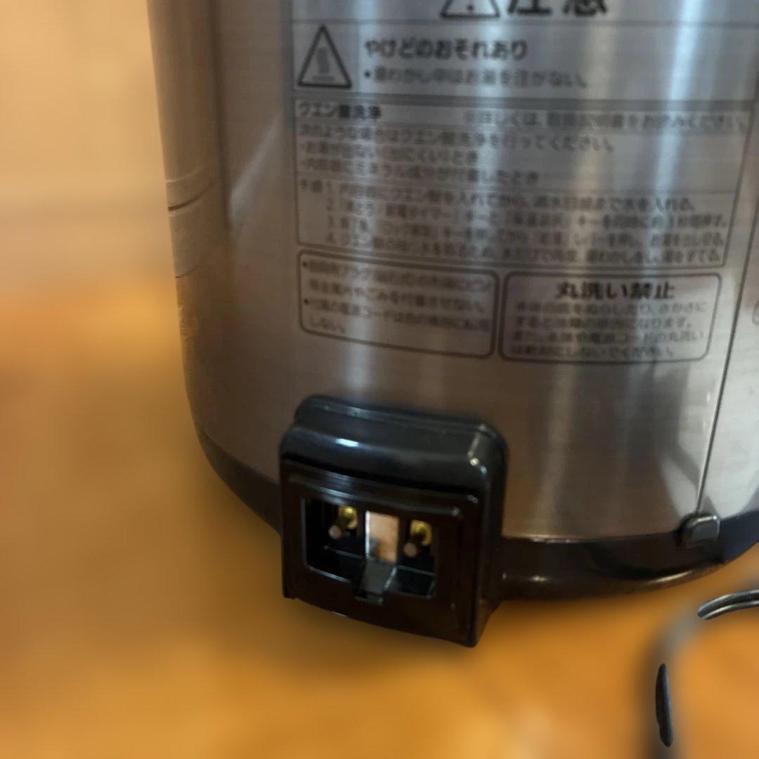 電気ポット 蒸気レス VE お湯計量機能付き とく子さん 3L PIG-J300