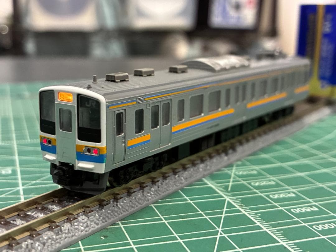 211系3000番台房総色　インレタ改造　ジャンク品扱い