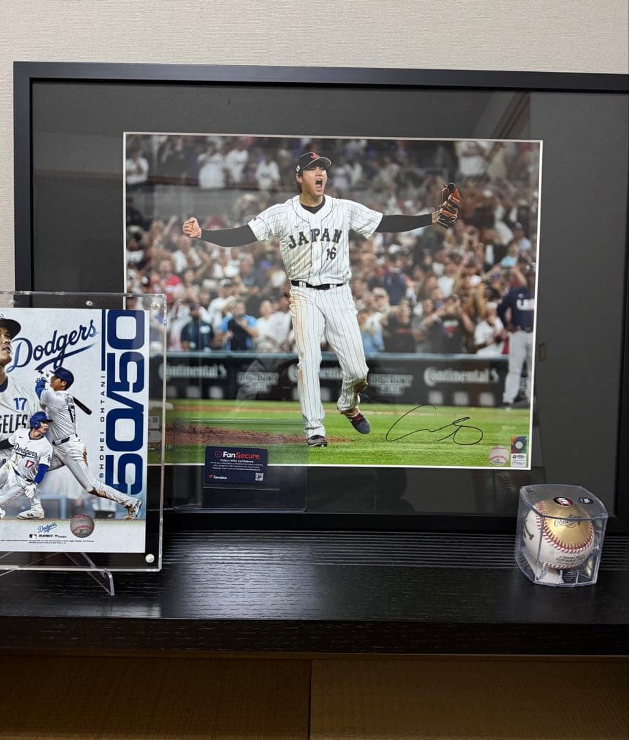 【まっつんさん。専用】大谷翔平 WBC特大写真 MLBホログラム ドジャース入団