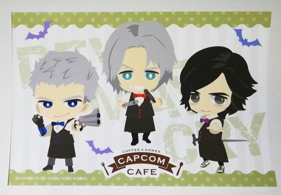 デビルメイクライ ネロ ダンテ V ポストカード 特典 カプコンカフェ 1弾