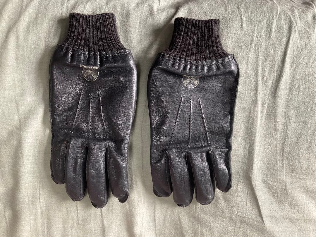 バズリクソンズ　William Gibson ブラック手袋 ニットカフ付き