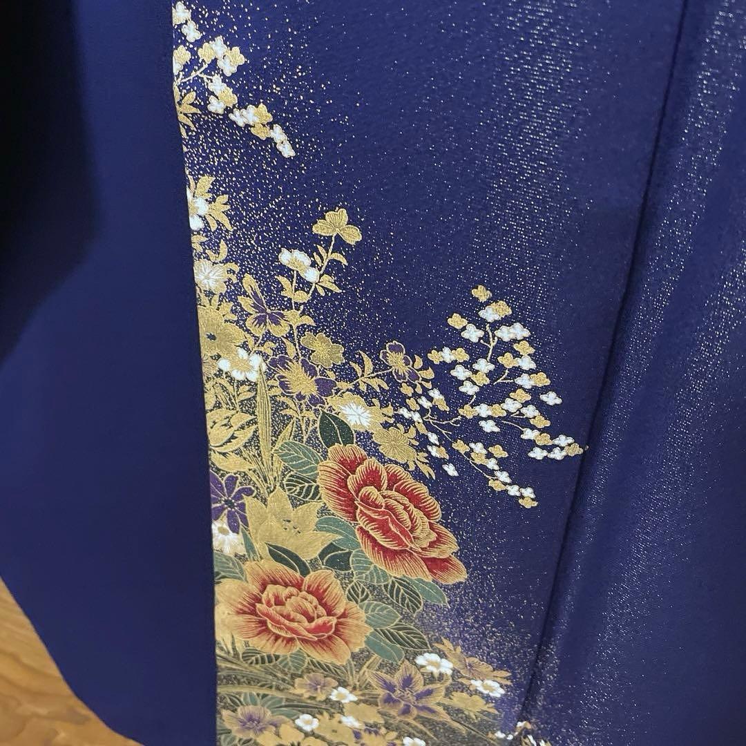 振袖フルセット　高身長　幅広　金通し　金彩加工　成人式振袖　振袖　裄丈71