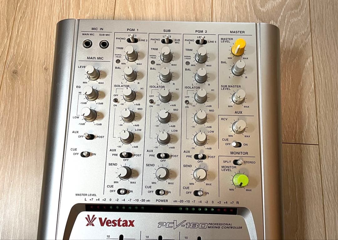 【音出確認済】VESTAX PCV-180 DJミキサー