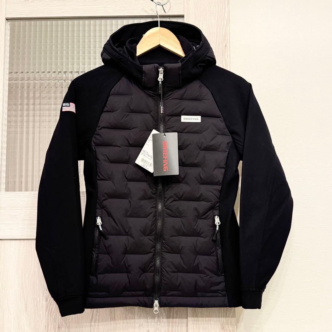 ☆新品未使用☆ブリーフィングゴルフ ハイブリッドダウンパーカー ブラック XS
