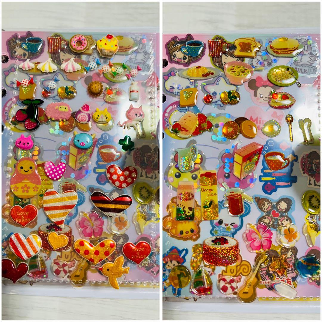 平成レトロ　シール帳完成品　ボンボンドロップシール　フレークシール　まとめ売り