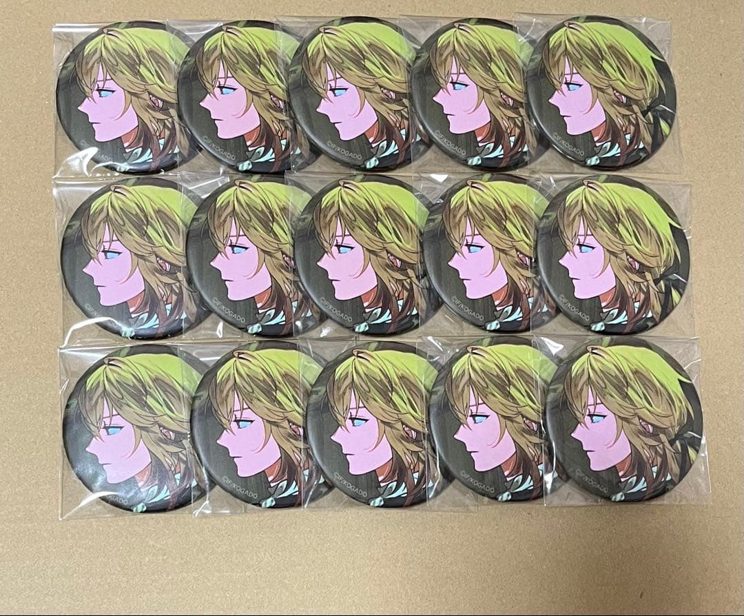 オバレク　カウントダウン　マット缶バッジ　クロード　15個