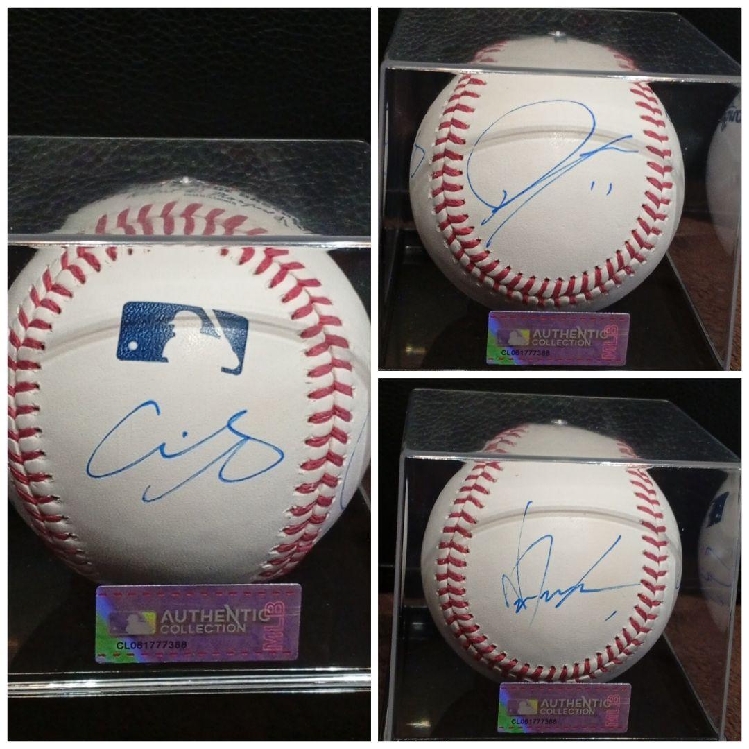 ケース付き！大谷翔平 山本由伸 佐々木朗希 直筆サインボール 　MLB公式球