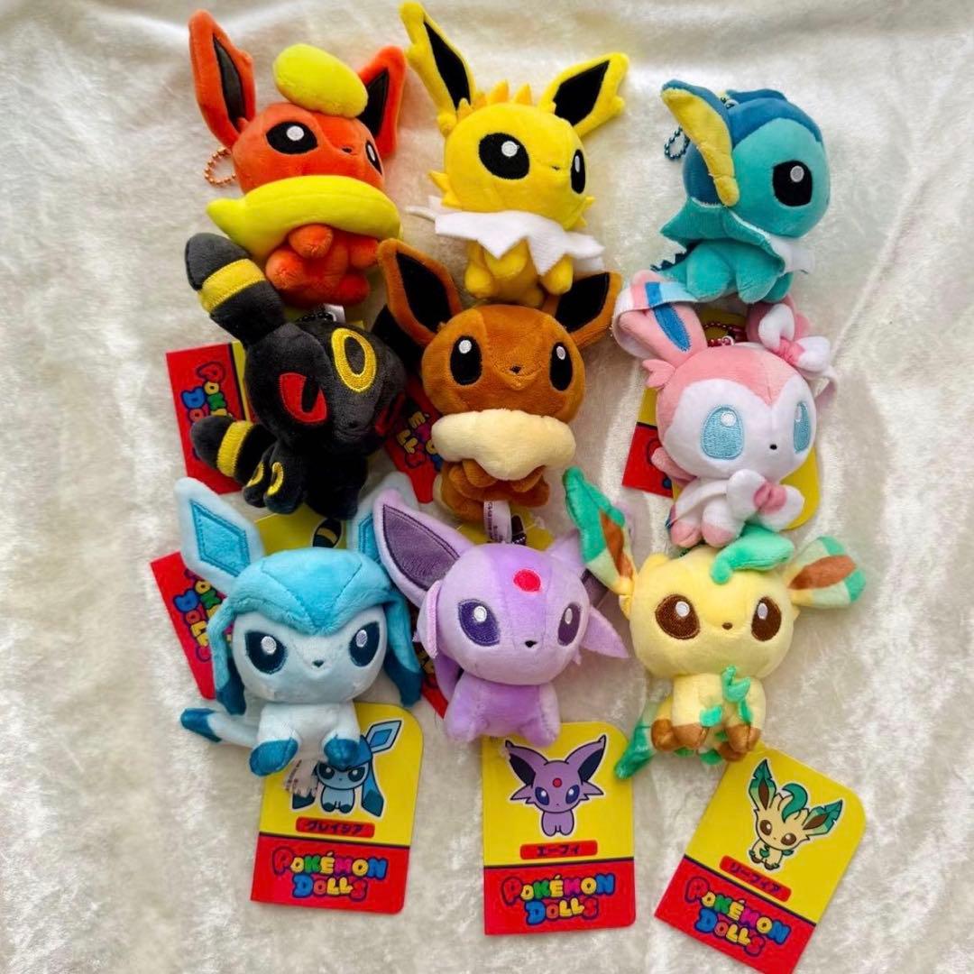 ポケモン　ドールズ　もっちりマスコット　ブイズ　9種　ポケセン