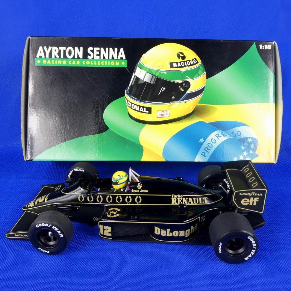 アイルトン・セナ★ロータスルノー９８T★１２★１９８６年★セナコレクション限定品
