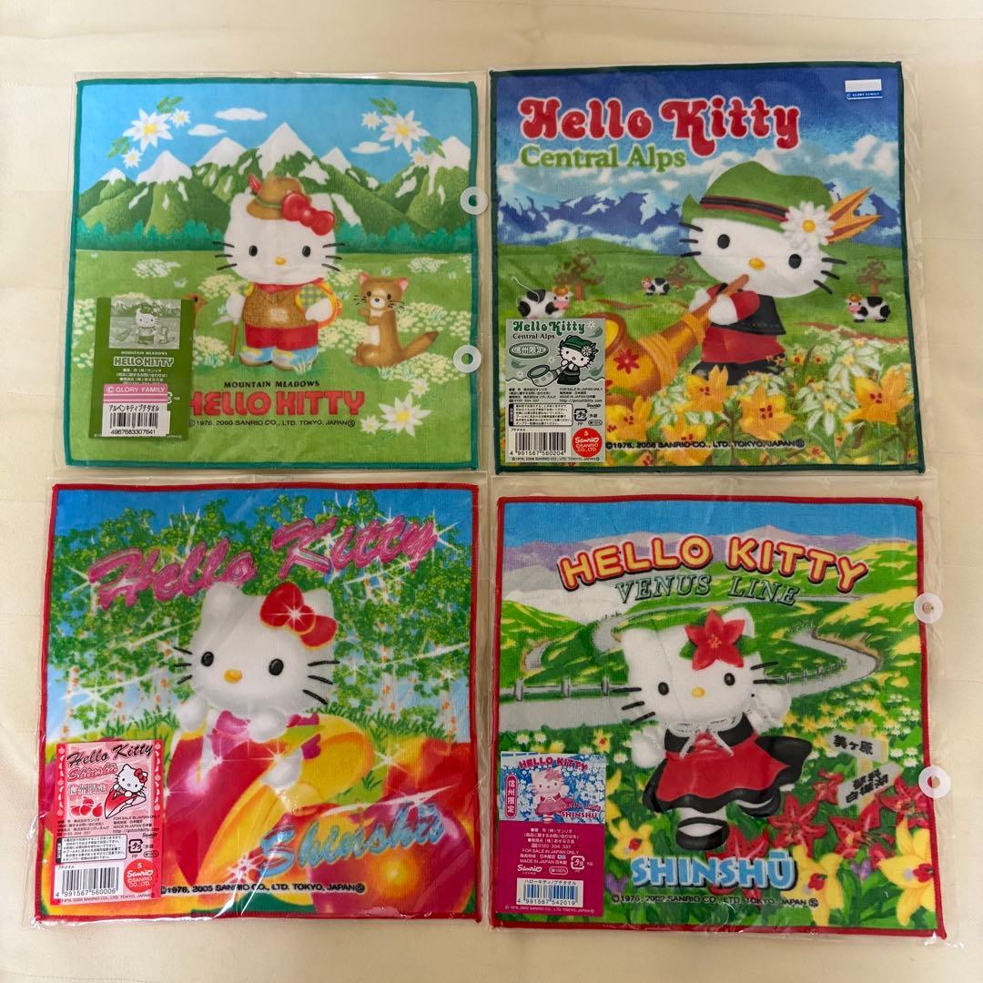 ハローキティー　ご当地プチタオル　43枚　まとめ売り