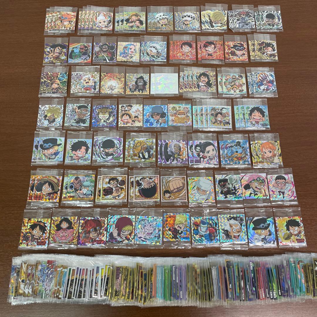 ❶ワンピース 大海賊ウエハースシール SEC SGR多数 約330枚