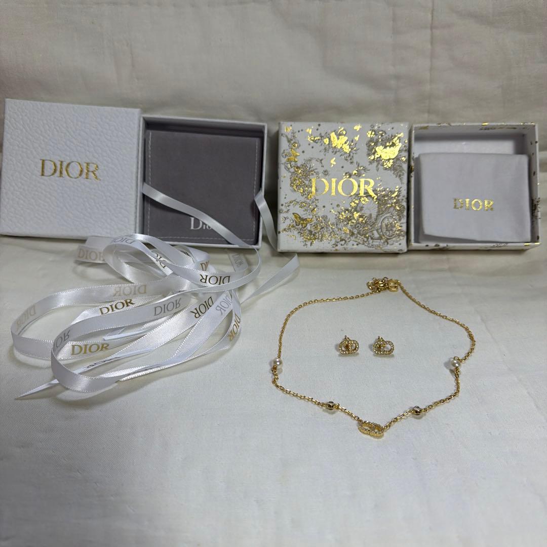 DIOR ピアス ネックレスセット