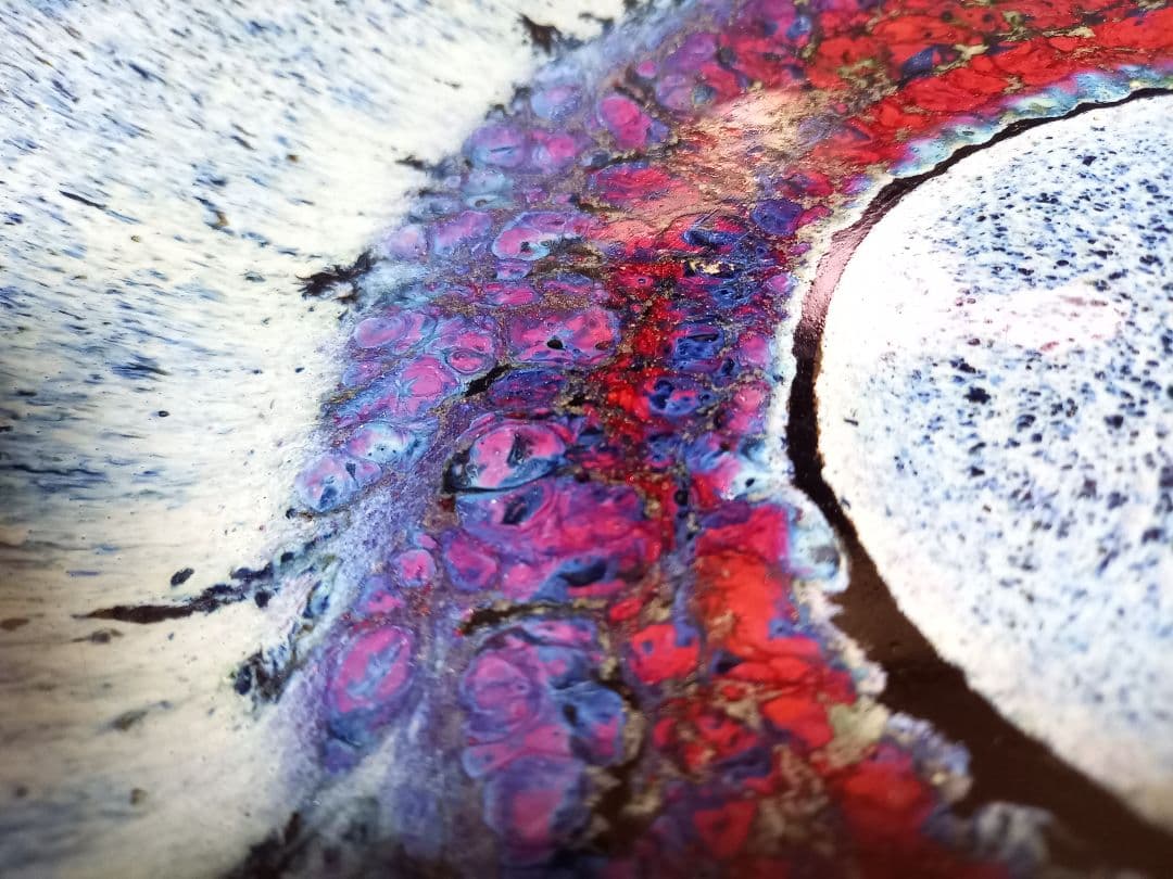 和物　和モダン　釉薬　希少　赤目　天目　陶器　大鉢　メダカ鉢　金魚鉢