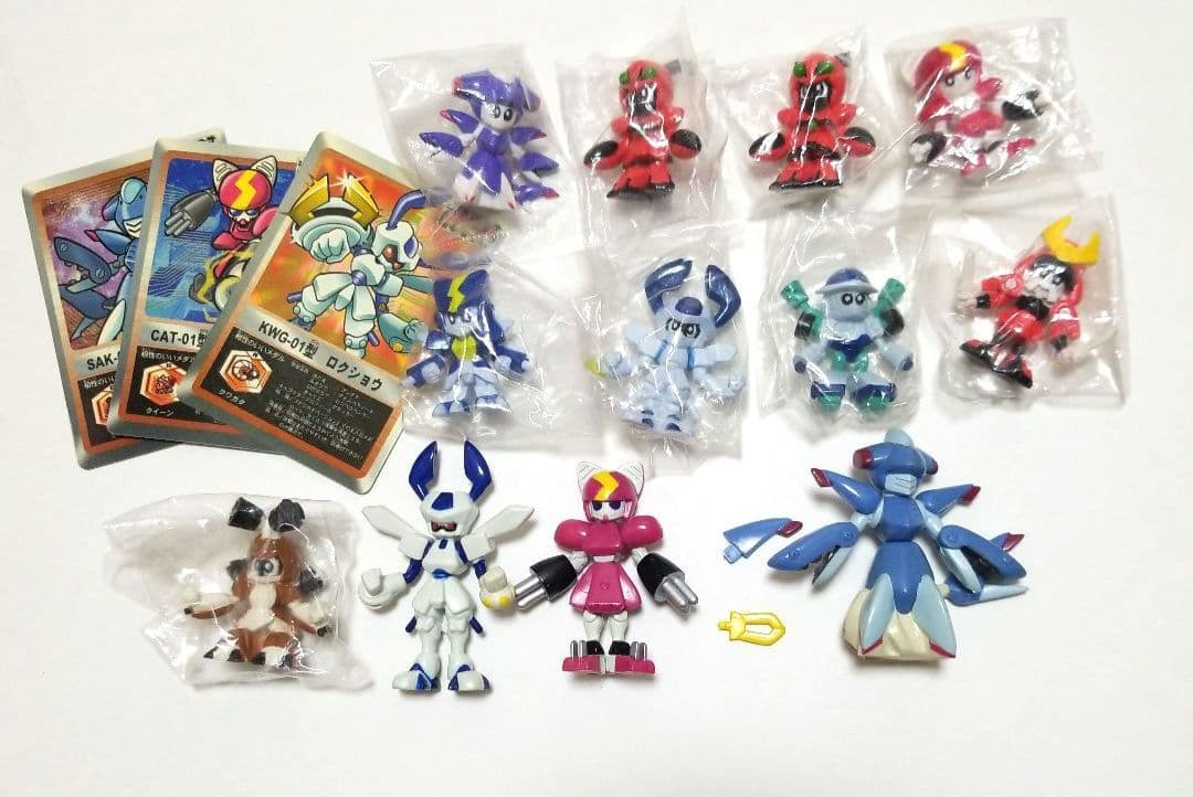 メダロット　フィギュア　食玩　コレクション　バトルゲージ　カード