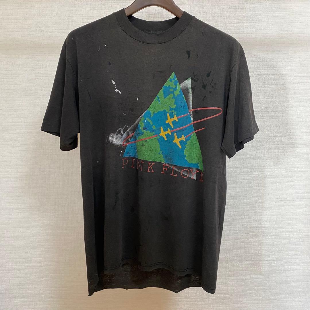 80s ビンテージ PINKFLOYD ピンクフロイド ロックT フェード レア