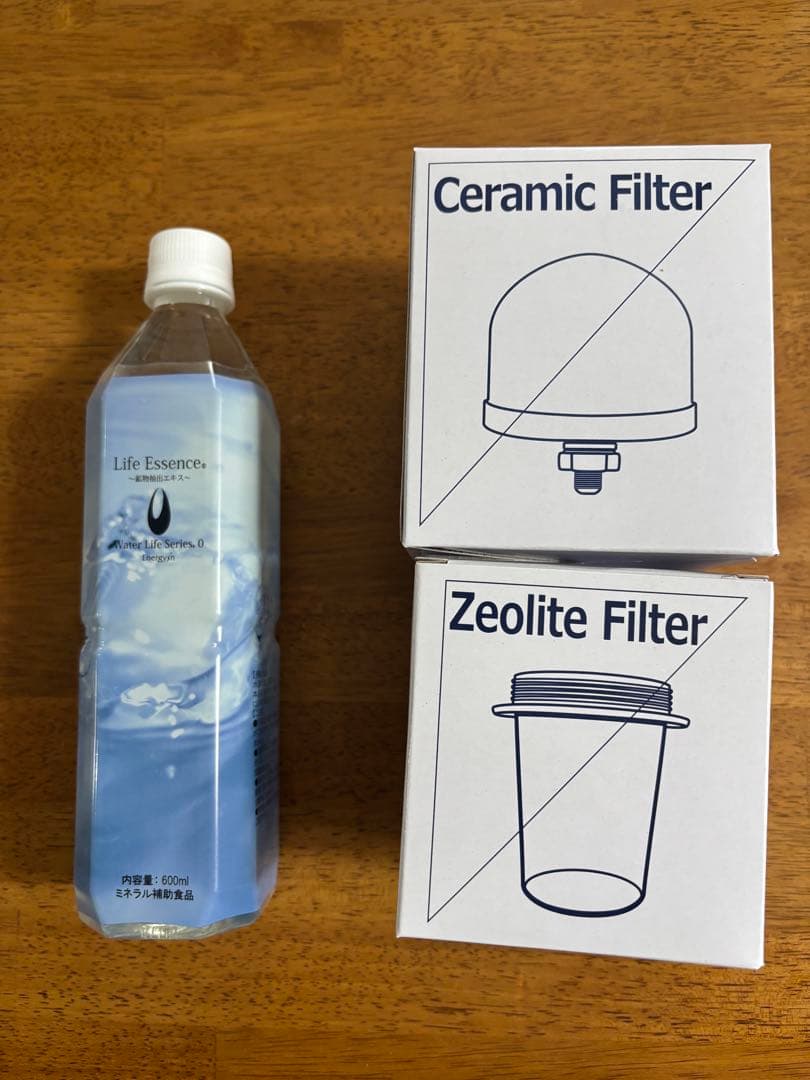 ポタポタクラブエコウォーター　ゼオライト・セラミックフィルターセット