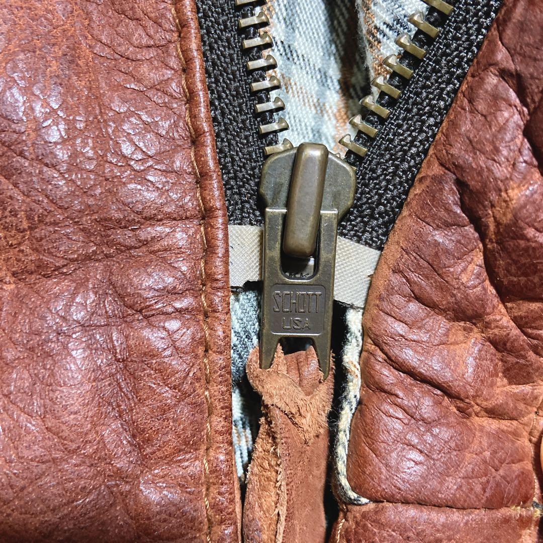 希少⭐️ ショット　レザージャケット クラシックレーサー USDD加工