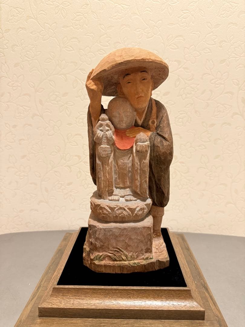 彫刻界の巨匠　熊谷幸太郎　良寛さんの雨宿り