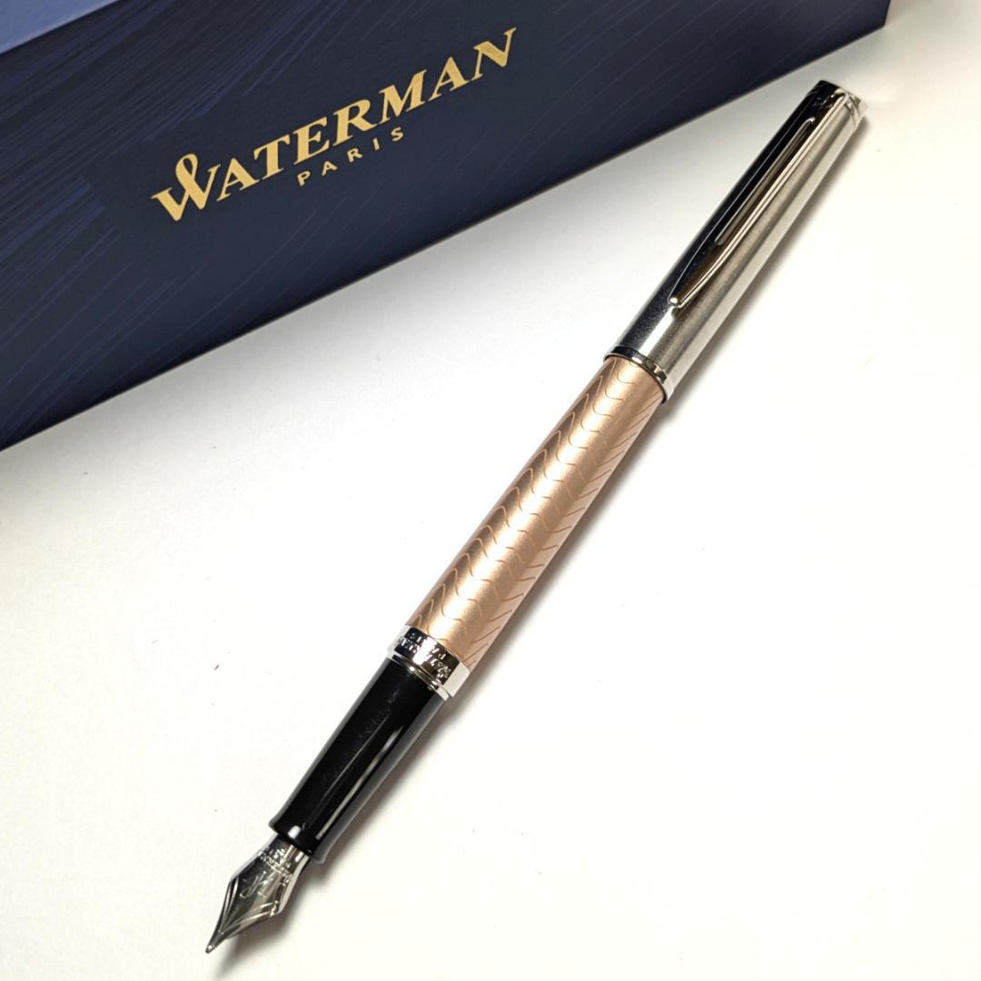 wmf4 ウォーターマン万年筆 メトロポリタンDX ローズウェーブCT クローム