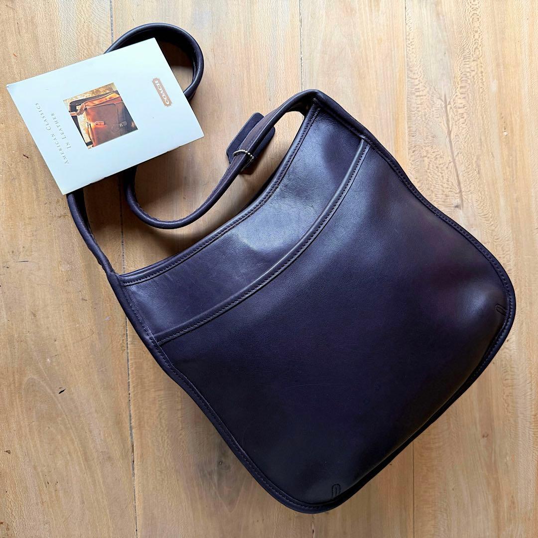 バッグ vintage coach ERGO COMPARTMENT 9047 INK