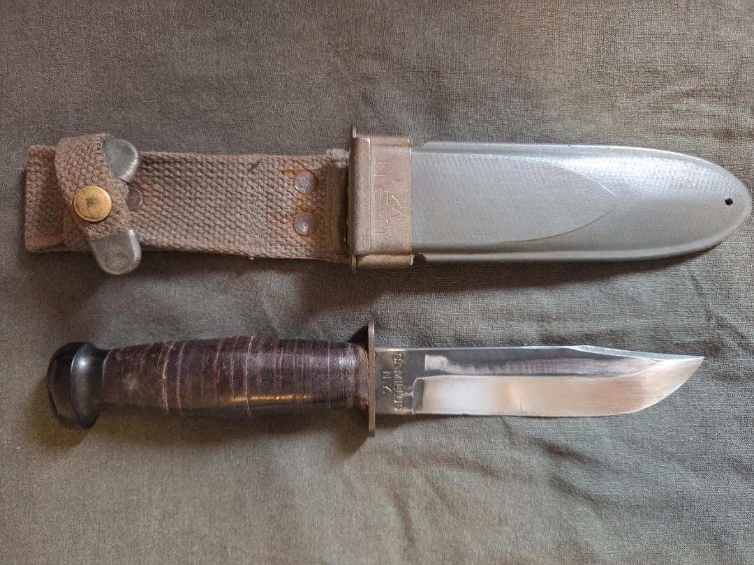 カミラス　USN Mark 1ナイフ　ベトナム戦争　アウトドア　　米軍放出品