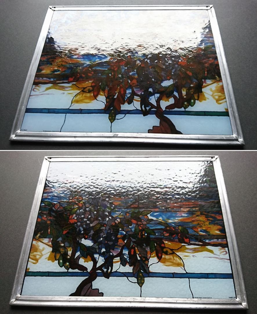 ルイスCティファニー ステンドグラス Transom藤の欄間グラスマスターズ社
