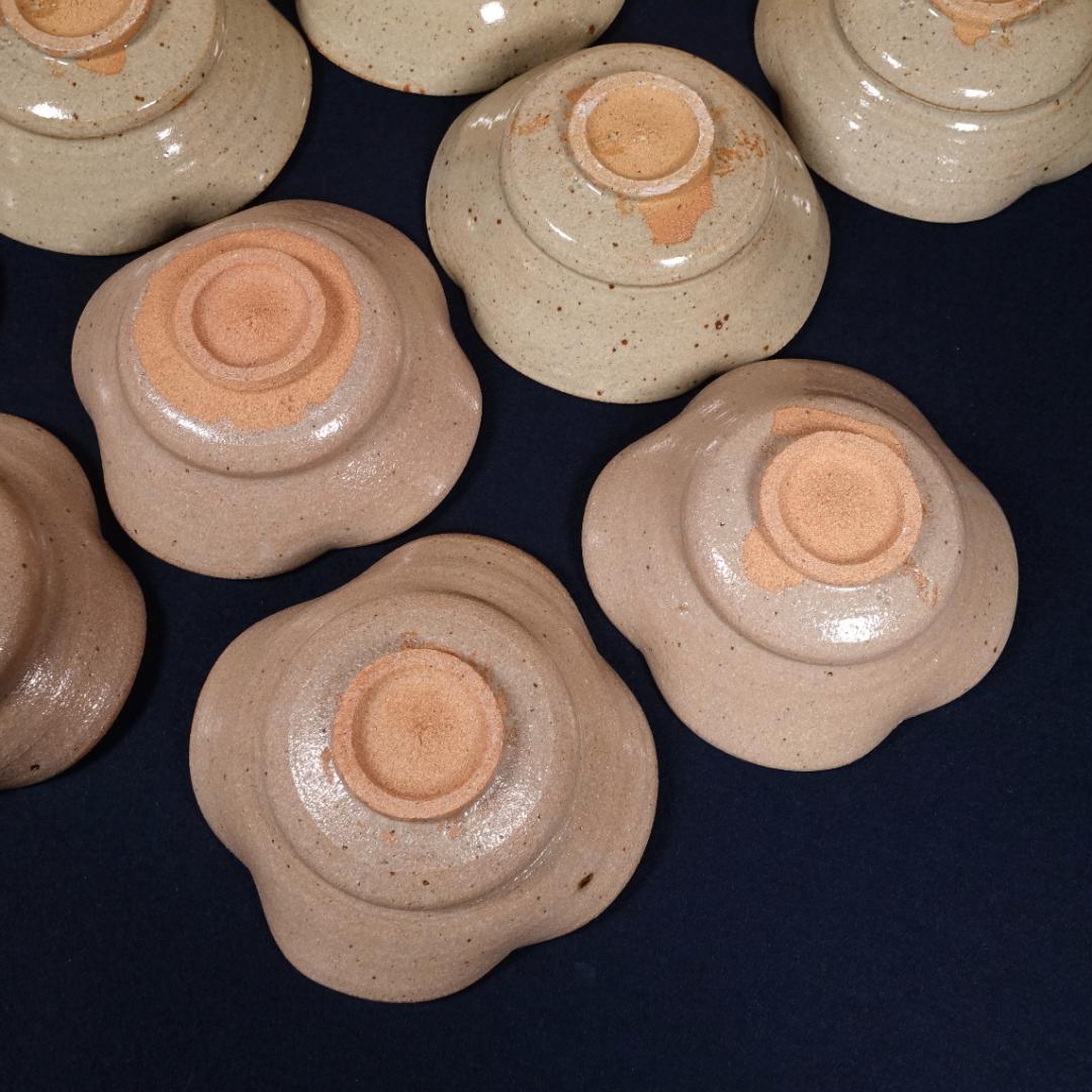 13代 中里太郎右衛門窯 絵唐津 平向付 10客 共箱