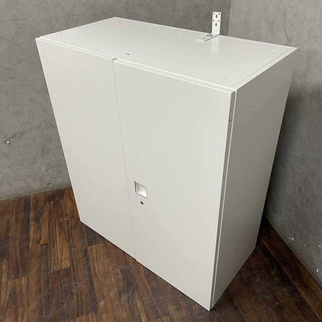 OKAMURA オカムラ キャビネット レクトライン 書庫 ホワイト 両開き