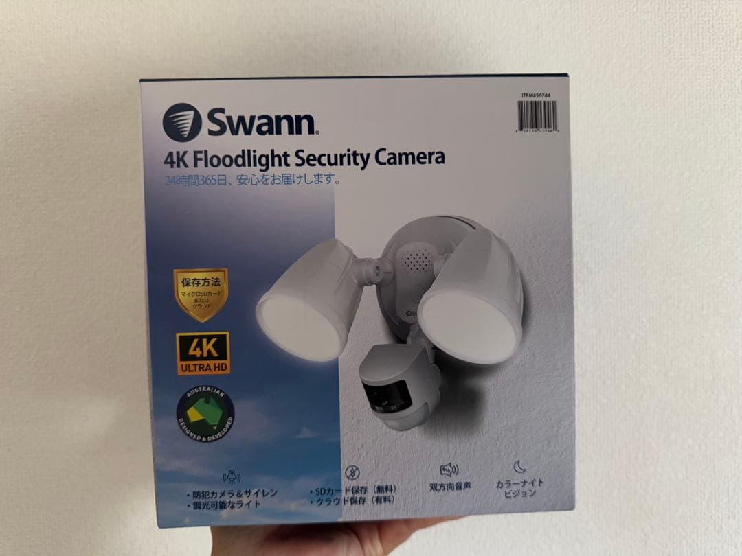 防犯カメラ Swann Floodlight Security Camera