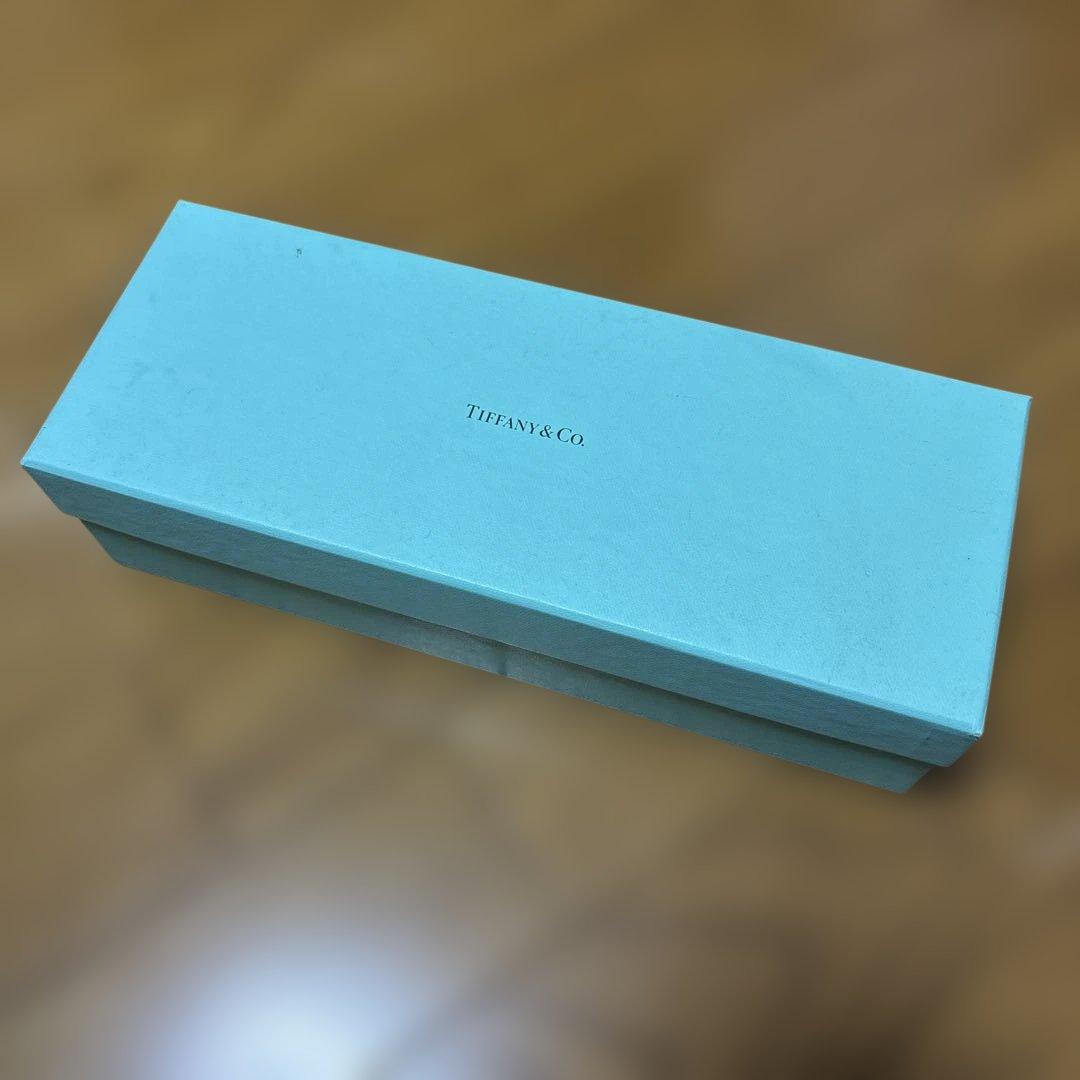 Tiffany & Co. 黒 レザー ペンケース 箱付き