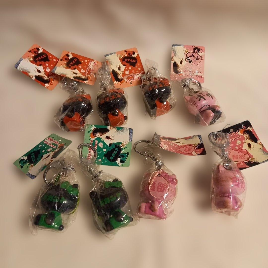 ハローキティ　しょこたん　マスコット キーホルダー 8個セット　2009