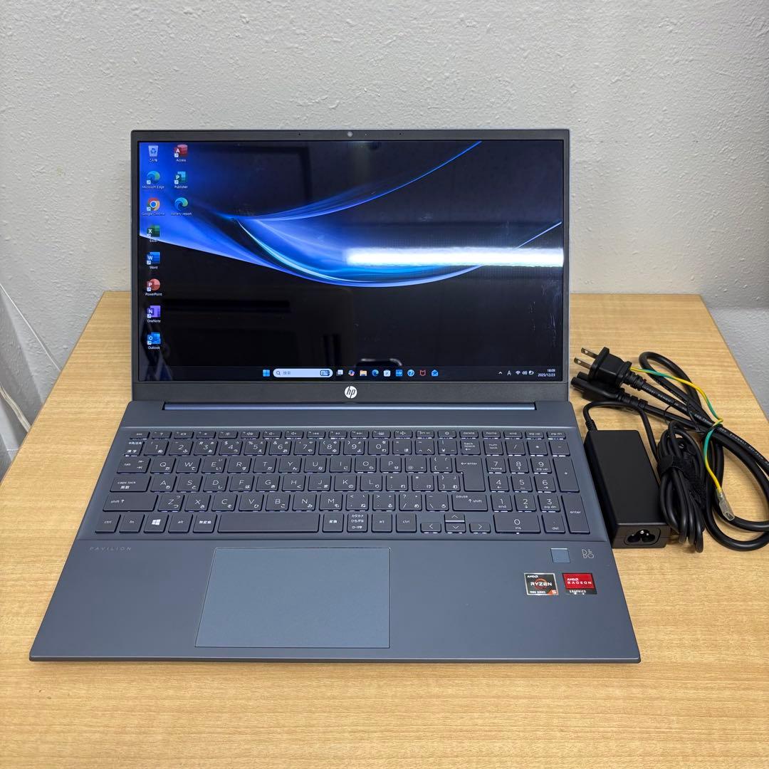 【タッチパネル】HP Pavillion Ryzen5 7530 16/512㌐