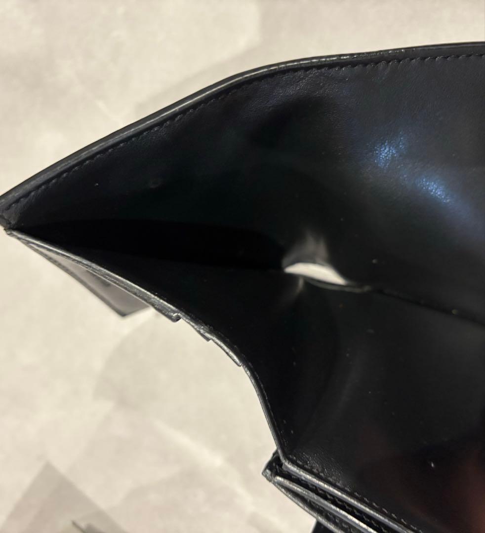 CELINE スモール　トリフォールドウォレット ブラック