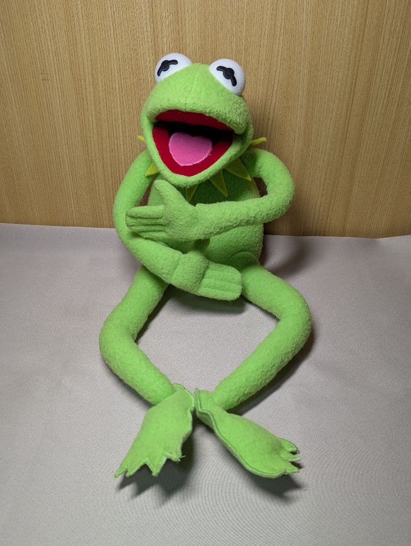 カーミット　おしゃべりぬいぐるみ　音声機能付き