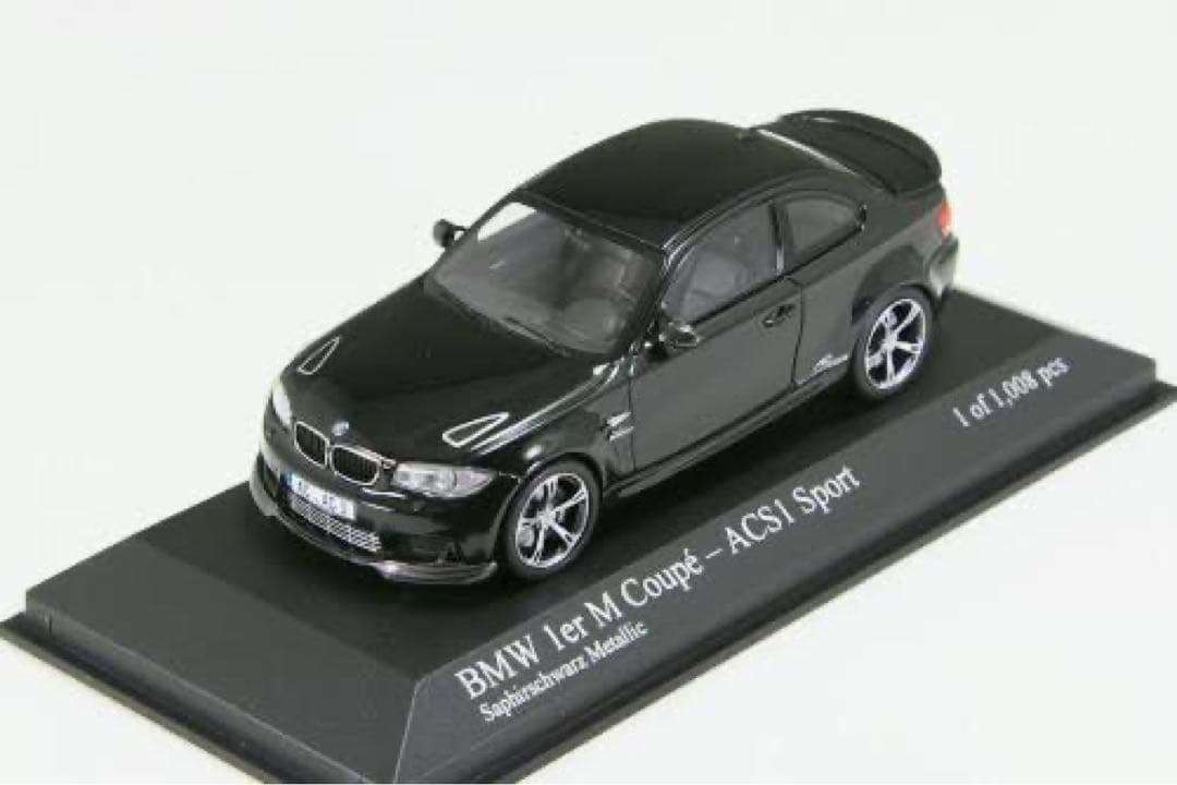 MINICHAMPS BMW ACS1 Mクーペ 2011 ブラック　1/43